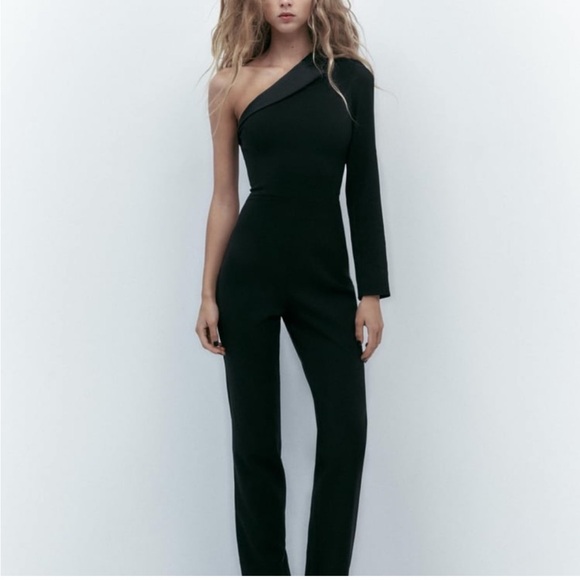 Zara Pants - Zara Long Blazer Jumpsuit